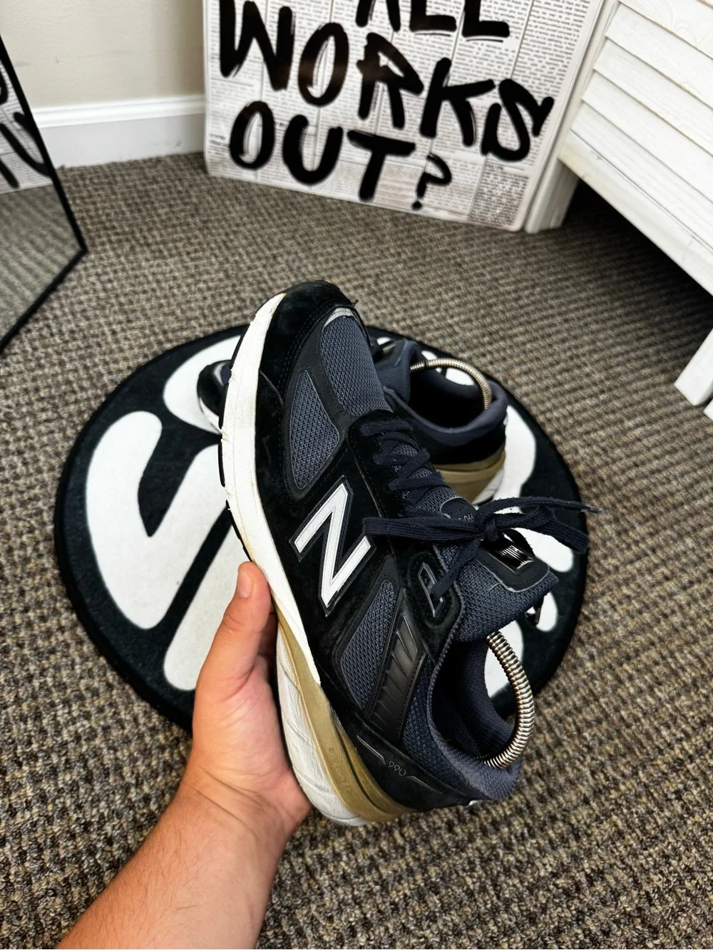 New Balance 990v5 Made in USA Navy M990NV5 Men’s US 10.5 EU 44.5